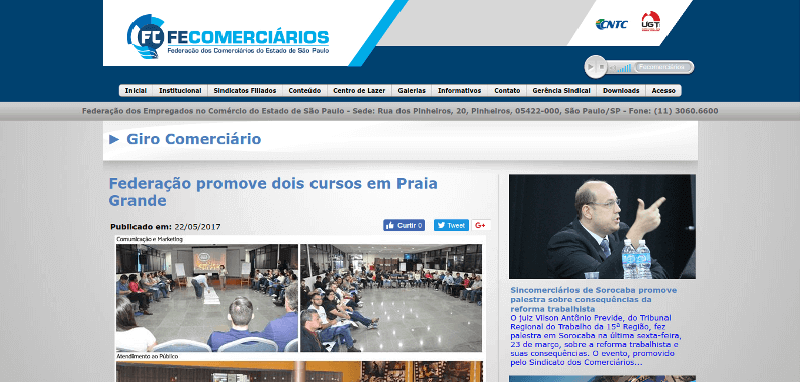 Federação promove dois cursos em Praia Grande